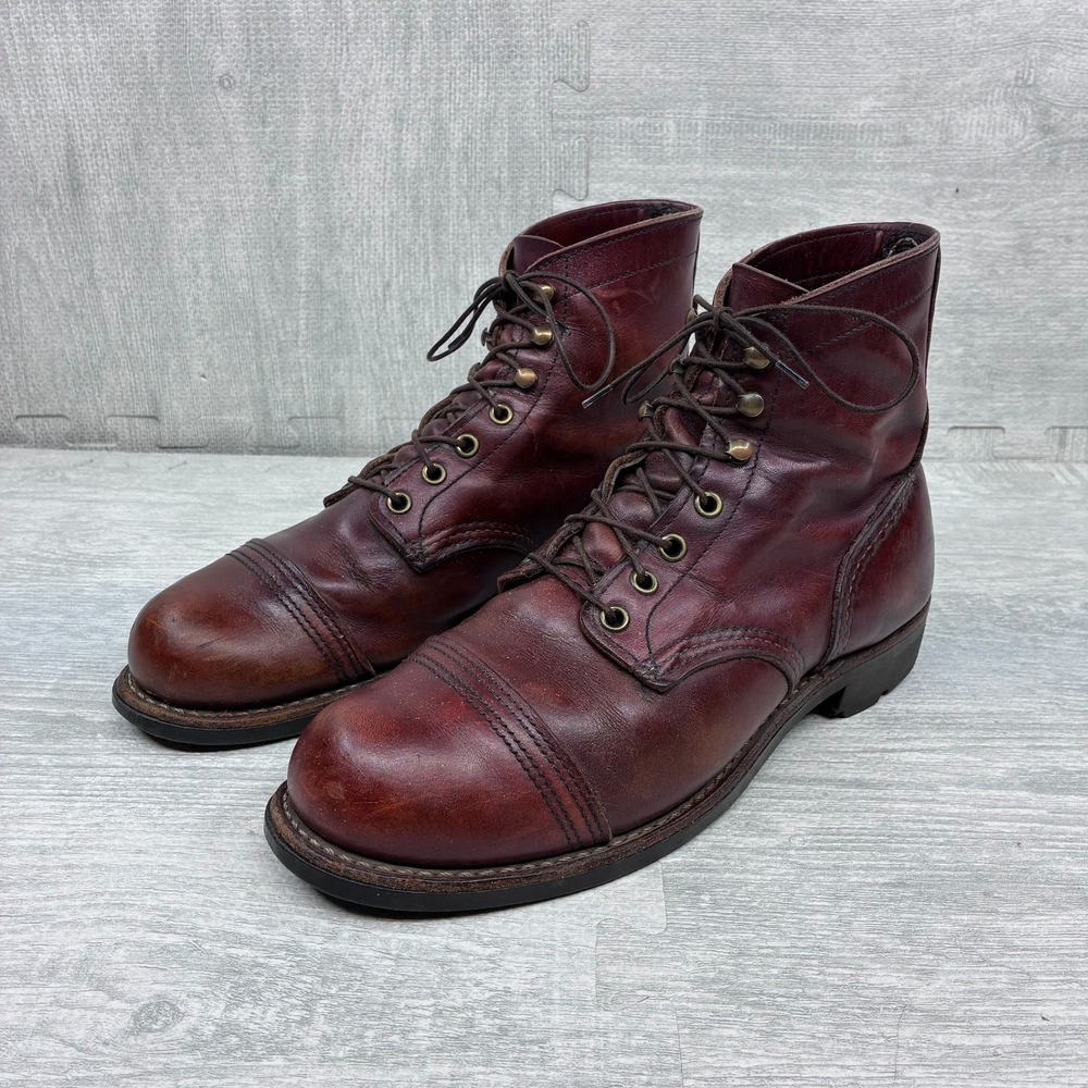 Red Wing Iron Ranger Oxblood Mens 7.5 D Leather Boots Mesa Heritage 8119